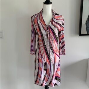Emilio Pucci multi colored stretch dress